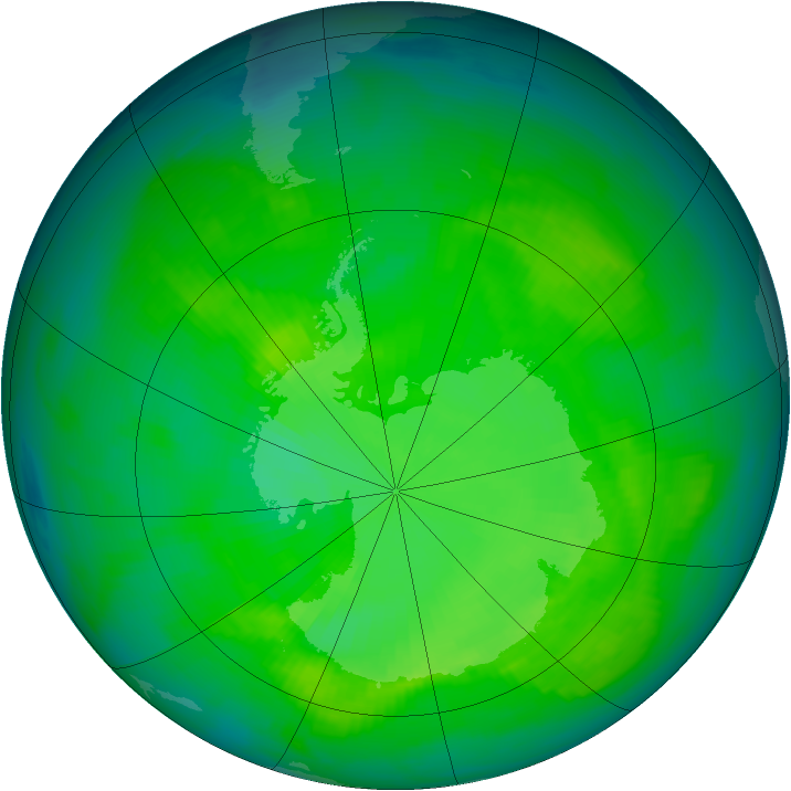 Ozone Map 1980-12-03